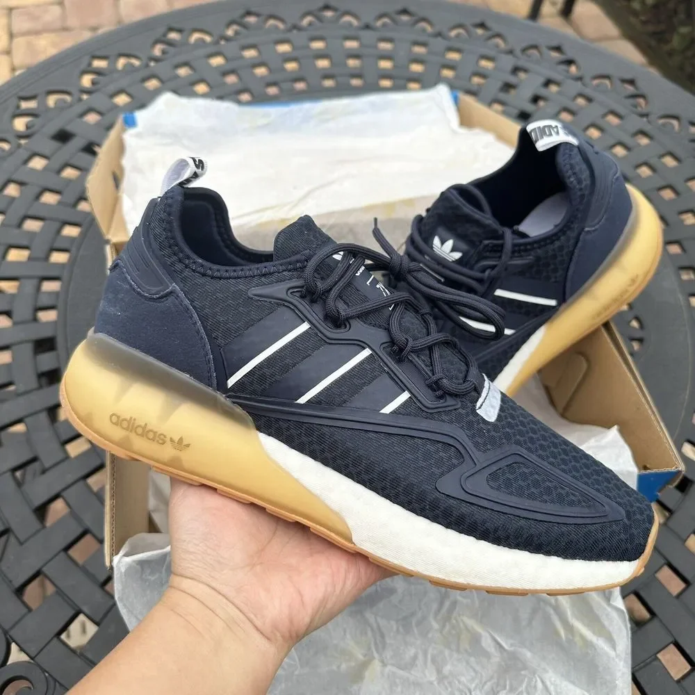 Adidas ZX 2K Boost Legend Ink Gum Men's Athletic Shoes G58084